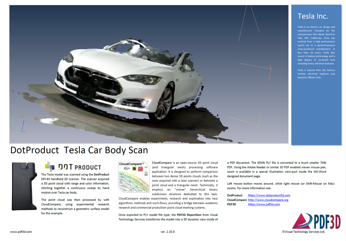 Tesla 3D PDF